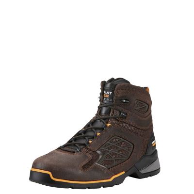 Ariat Rebar Flex 6" - Werkschoenen Chocola Bruin Heren - 18609-059